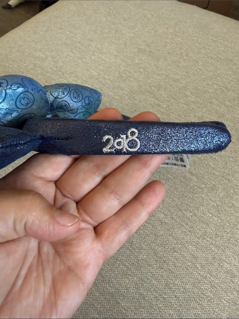 Minnie Ears Disney World Blue Sparkly - 2018